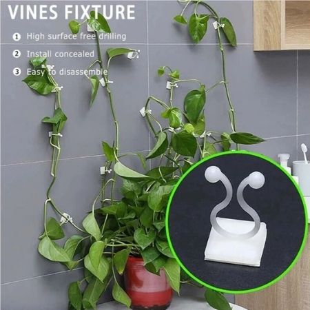 WALL CLIMBING PLANT HOOK CLIPS (Pack Of 30 Pieces)