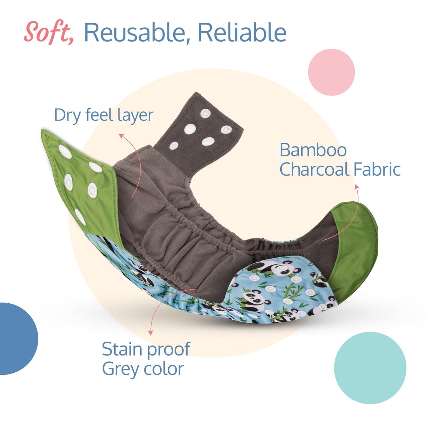 Reusable Anti-Rash Baby Diaper