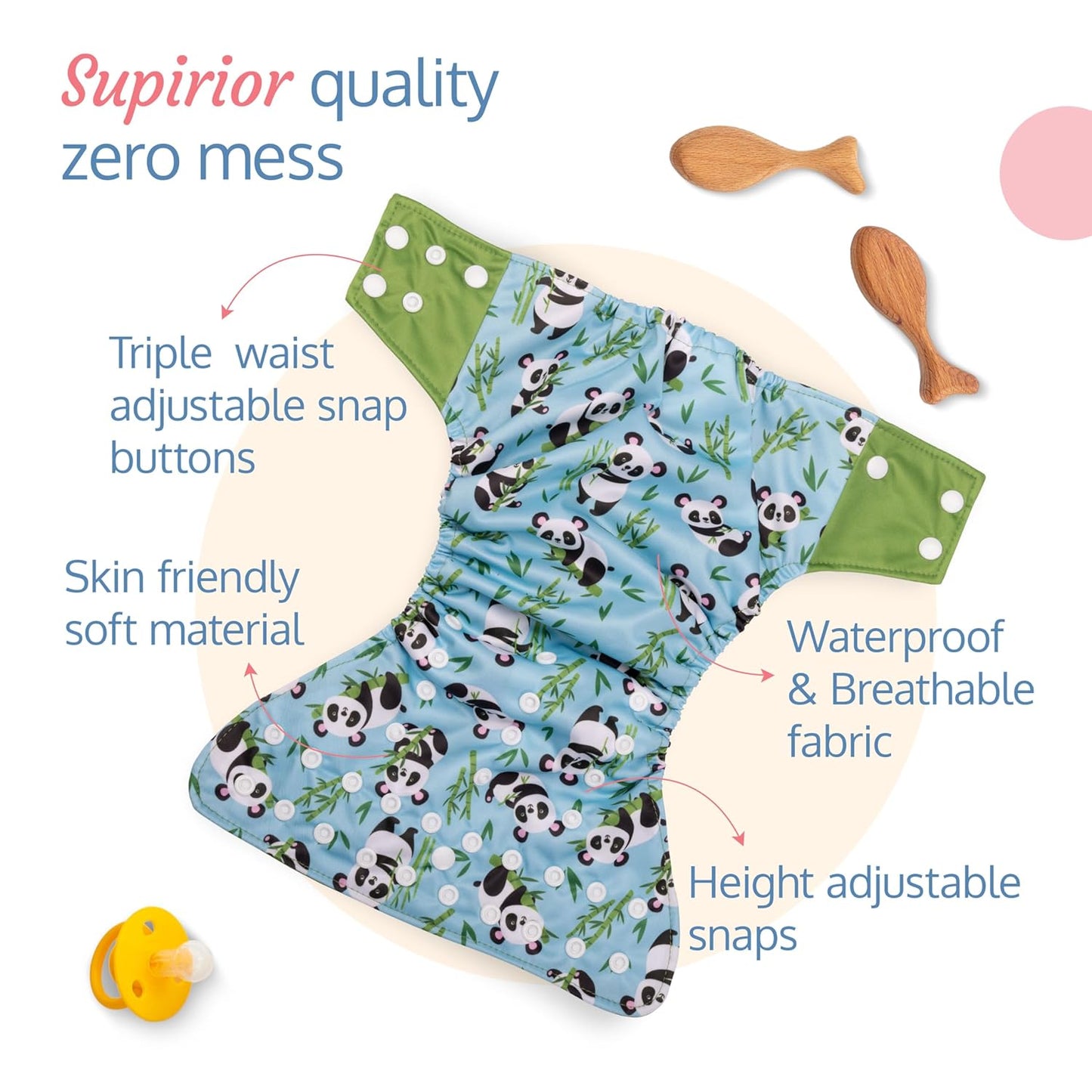 Reusable Anti-Rash Baby Diaper